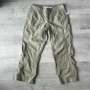 Vintage Y2K Tan Cargo Pants Capri NWT